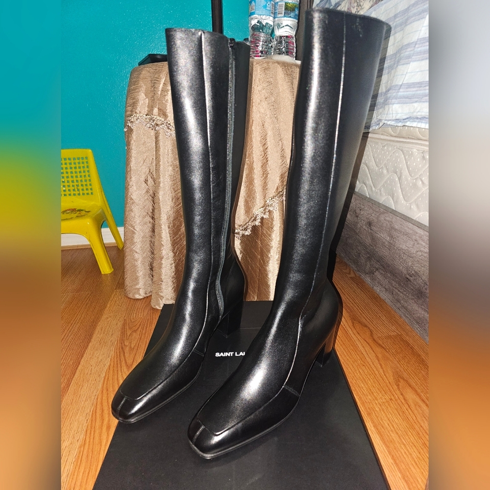 YSL Saint Laurent Paris Otto Boots Men Size EU 45 / US 12